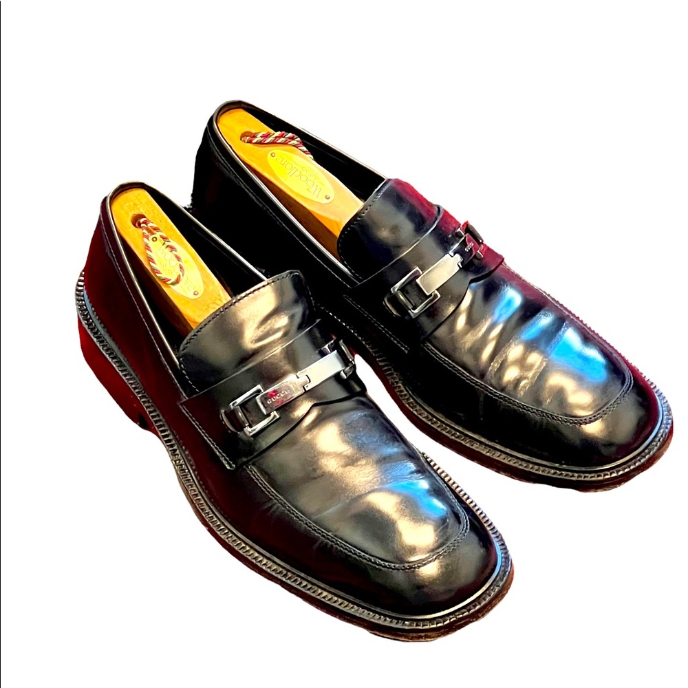 *AUTHENTIC* Gucci Vintage Men’s Blk Loafer 9D
